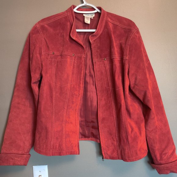Coldwater Creek Jackets & Blazers - Coldwater Creek Leather Jacket - Size L
